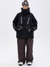 Chillform Damen-Schneeanzug mit reflektierendem Tarnmuster – Glow Trail Jacke mit Baggy-Schneehose (Set)