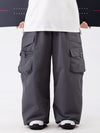 Wild Soul Steeze ParkRider Damen-Cargohose mit mehreren Taschen und Leopardenmuster