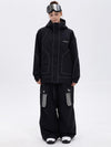 NightRide Chill Damen-Schneeanzug mit Reflektoren – Set aus Bergjacke und Baggy-Cargohose