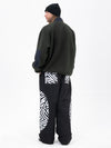 Herren-Pullover aus Kunst-Sherpa-Fleece für die Berge & stylische reflektierende Cargo-Schneehose