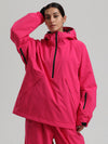 Gsou Snow Damen-Snowboardjacke im urbanen Stil, Pullover-Anorak, Snowboardjacke