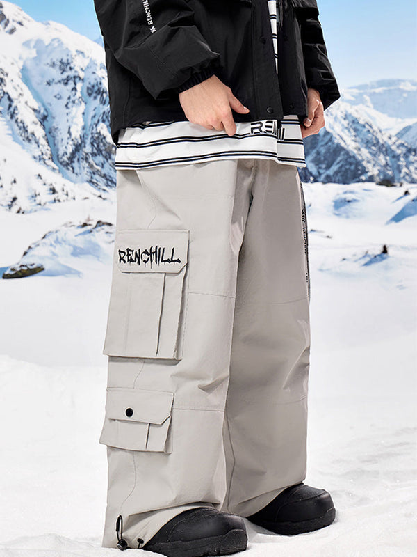 RenChill Mountain PowderRush Baggy Cargo Schneehose für Herren