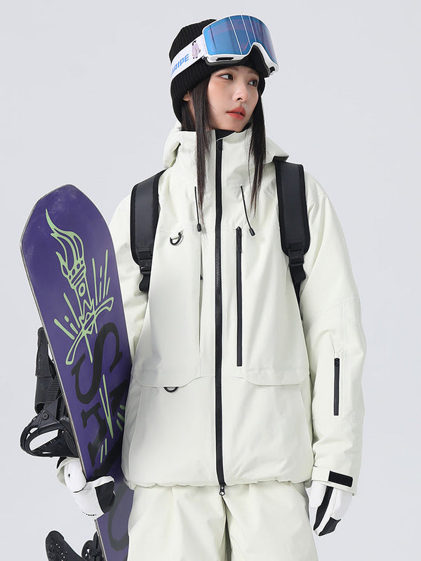Searipe Unisex Allwetter-Berg- und Backcountry-Schneejacke für Damen