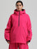 Gsou Snow Damen-Snowboardjacke im urbanen Stil, Pullover-Anorak, Snowboardjacke