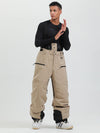 Gsou Snow Durable Mountain Pro All Function Cargo-Schnee-Latzhose für Herren