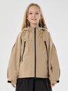 Mädchen Schneejacke mit Hasenohren, wasserdicht, wärmend, mit Kapuze, wasserdicht, Thermo-Schneejacke
