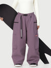Techline Damen-Skihose mit strapazierfähigem Stretch-Cargo-Design – Baggy Freestyle Passform
