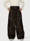 Wild Motion Herren-Schneehose mit mehreren Taschen, reflektierendem Farbblock-Design und extraweitem Sitz