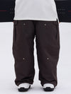 Herren-Skihose mit doppeltem Knieausschnitt, Mountain Freestyle, Baggy-Camo-Muster