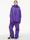 Herren-Backcountry-Bergwindjacke, Thermo-Schneeanzug mit Latzhose
