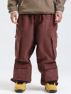 Gsou Snow Alpine Cruiser Fleece Oversize Baggy Snowboardhose für Herren