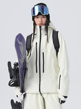 Searipe Unisex Strapazierfähige Mountain Rider All-Terrain Baggy Schneejacke für Damen und Herren