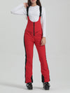Gsou Snow Elegant Flare Ski-Latzhose für Damen