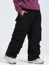 Gsou Snow Alpine Cruiser Fleece Oversize Baggy Snowboardhose für Damen