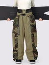 Wild Motion Damen-Schneehose mit reflektierendem Farbblock-Design und extra weitem Schnitt