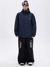 NightRide Chill Damen-Schneeanzug mit Reflektoren – Set aus Bergjacke und Baggy-Cargohose