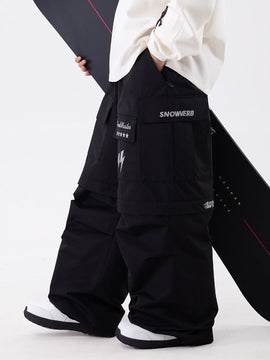 Wild Soul Steeze Shred Master Baggy Street Cargo Skihose / Shorts für Herren