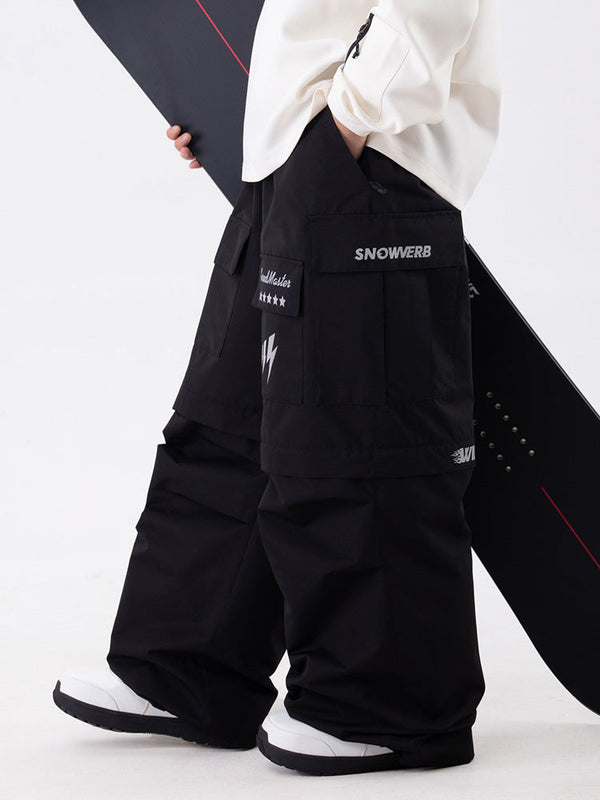Wild Soul Steeze Shred Master Baggy Street Cargo Skihose / Shorts für Herren