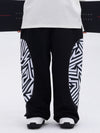 Herren Allwetter-Cargo-Schneehose mit reflektierendem, stylischem Grafikmuster