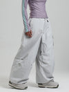 Gsou Snow Damen Strapazierfähige Urban Vibe All Function Baggy Schneehose