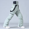 RIIVIYELE Damen Winter Mountain Snow Pants Ski Latzhose