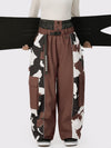 Wild Motion Damen-Schneehose mit reflektierendem Farbblock-Design und extra weitem Schnitt
