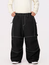 UrbanCraft Herren-Arbeits-Schneehose im Baggy-Stil mit verbesserter Kniebeweglichkeit