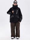 Chillform Damen-Schneeanzug mit reflektierendem Tarnmuster – Glow Trail Jacke mit Baggy-Schneehose (Set)