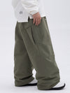 Damen-Skihose mit doppeltem Knie, Mountain Freestyle Baggy Camo