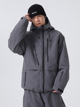 Searipe Unisex Urban Ridge Mountain Freeride Baggy Schneejacke für Herren