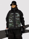 UrbanCraft Street Utility Freestyle Schneejacke für Damen – Reflektierende Kapuze & Arbeitskleidungsdesign