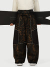 Wild Motion Herren-Schneehose mit mehreren Taschen, reflektierendem Farbblock-Design und extraweitem Sitz