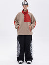 Damen-Pullover aus Kunst-Sherpa-Fleece für die Berge & stylische reflektierende Cargo-Schneehose