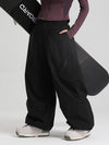 Gsou Snow Damen Strapazierfähige Urban Vibe All Function Baggy Schneehose
