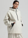 Gsou Snow Damen-Snowboardjacke im urbanen Stil, Pullover-Anorak, Snowboardjacke