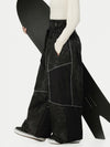 Wild Motion Damen-Schneehose mit mehreren Taschen, reflektierendem Farbblock-Design und extraweitem Sitz