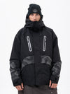 Chillform Glow Trail Reflektierende Camo-Schneejacke für Herren
