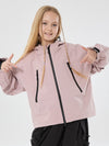 Mädchen Schneejacke mit Hasenohren, wasserdicht, wärmend, mit Kapuze, wasserdicht, Thermo-Schneejacke