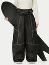 Wild Motion Damen-Schneehose mit mehreren Taschen, reflektierendem Farbblock-Design und extraweitem Sitz