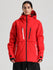 Gsou Snow Damen-Winterjacke, strapazierfähig, Mountain Pro, Funktions-Cargo-Schneejacke