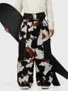 Wild Motion Herren-Schneehose mit mehreren Taschen, reflektierendem Farbblock-Design und extraweitem Sitz
