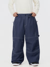 UrbanCraft Herren-Arbeits-Schneehose im Baggy-Stil mit verbesserter Kniebeweglichkeit