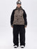 Freestyle-Skianzug für Damen im Bergtarn-Look – Bomberjacke & Baggy-Hose-Set