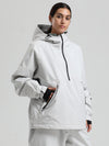 Gsou Snow Damen-Snowboardjacke im urbanen Stil, Pullover-Anorak, Snowboardjacke