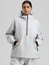 Gsou Snow Damen-Snowboardjacke im urbanen Stil, Pullover-Anorak, Snowboardjacke