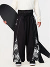 Hyper Flux Herren Hyper Flux Color Graffiti Panel Reflective Line Jogger Baggy Snow Pants