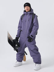 Searipe Mountain Freerider Einteiler-Skianzug für Herren, Ganzkörper-Schneeanzug mit lockerer Passform