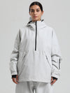 Gsou Snow Damen-Snowboardjacke im urbanen Stil, Pullover-Anorak, Snowboardjacke
