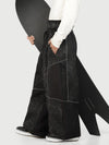 Wild Motion Herren-Schneehose mit mehreren Taschen, reflektierendem Farbblock-Design und extraweitem Sitz