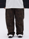 Herren-Skihose mit doppeltem Knieausschnitt, Freestyle-Stil, Baggy-Design